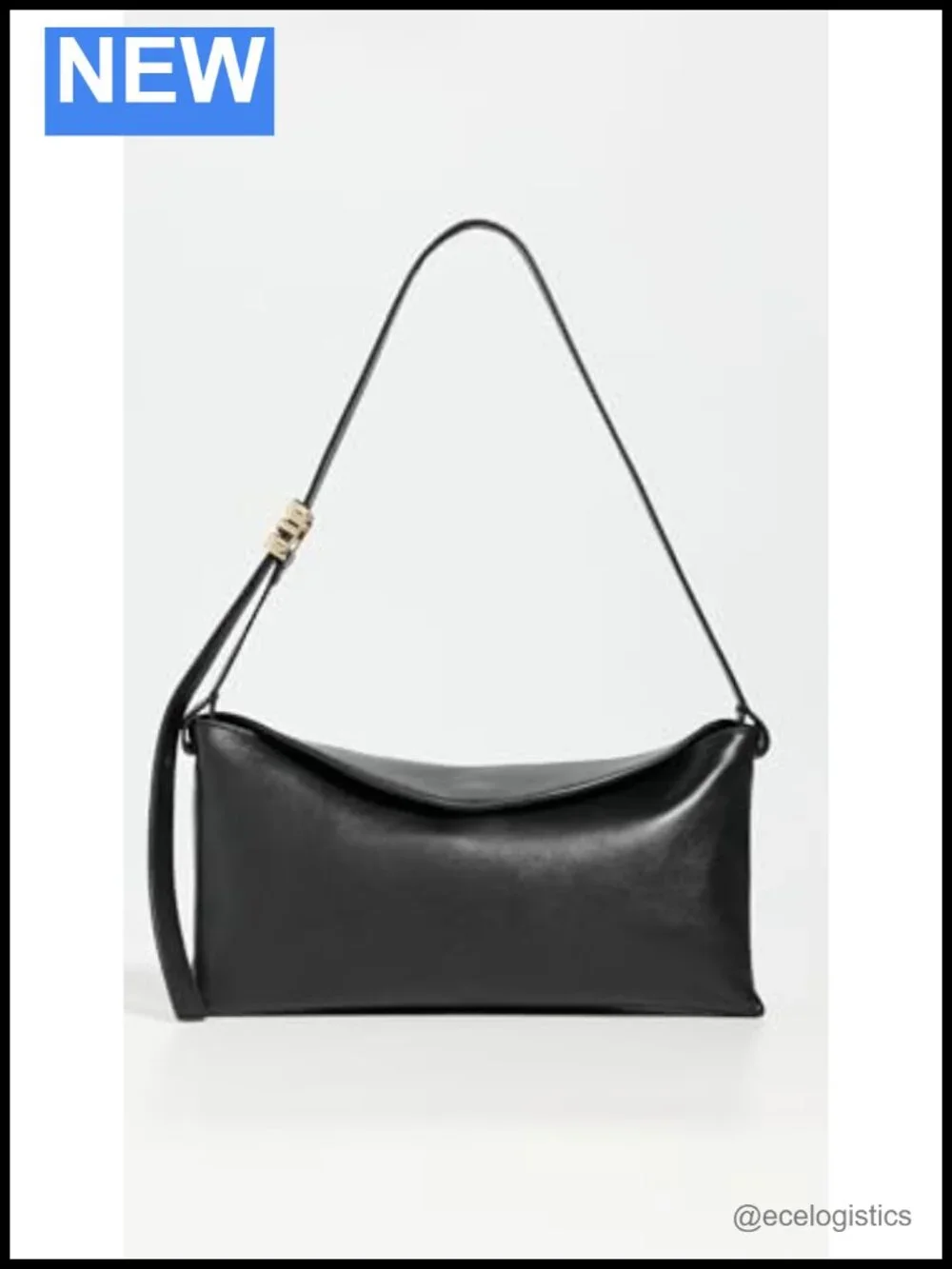 Madewell Leather Satchel Shoulder Bag Adjustable Strap Gold Hardware
